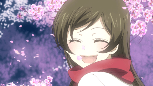 Nanami's smile is as beautiful as the soundtrack that plays behind it