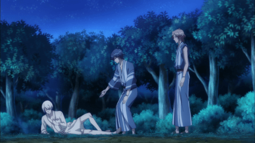 Kinshirou is the only person to see some (parodied) growth