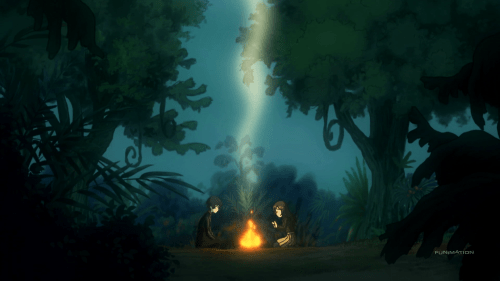 The Netherworld is a prime example of the anime's oft dark art