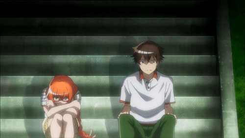 The anime often makes nice use of lighting