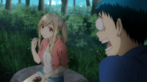 Yamada-kun's reaction face was always funny to see