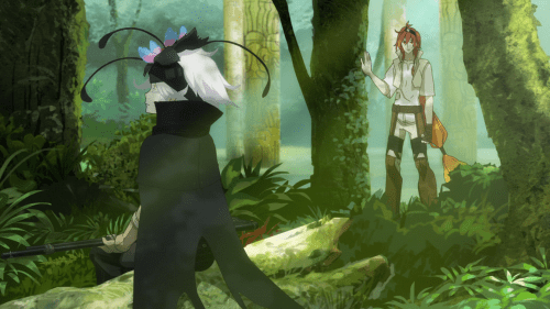 Flamie and Adlet's romance brought smiles to my face