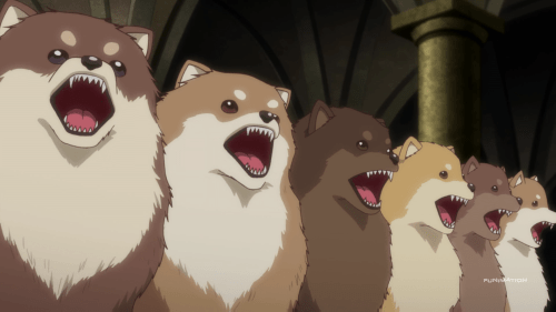 Dance with Devils / Episode 7 / Roen's dog choir singing along with him