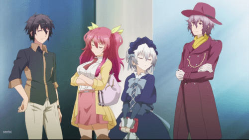 Rakudai Kishi no Cavalry / Episode 3 / Ikki, Stella, Shizuku, and Alice take a trip to the mall