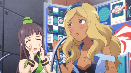 Gakusen Toshi Asterisk / Episode 10 / Announcers during the Fenix Festa