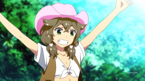 Valkyrie Drive: Mermaid / Episode 3 / Meifon arriving to help Mirei and Mamori