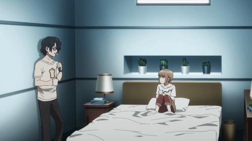 Subete ga F ni Naru: The Perfect Insider / Episode 5 / Nishinosono talking with Saikawa-sensei after a bad dream