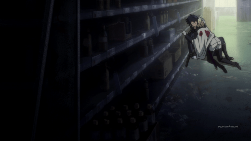 Owari no Seraph: Nagoya Kessen-hen / Episode 10 / Mika drinks Yu's blood after they finally reunite for the first time