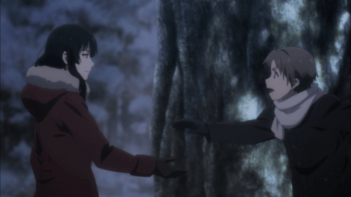 Sakurako-san no Ashimoto ni wa Shitai ga Umatteiru / Episode 12 / Sakurako and Shoutarou reunite after going their separate ways for a short time