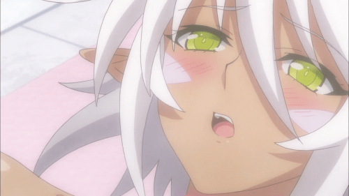 Shinmai Maou no Testament Burst / Episode 5 / Zest going through her first Master-Servant bond strengthening