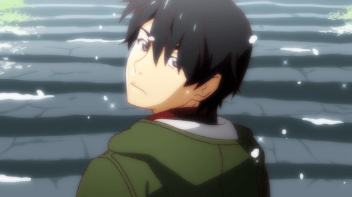 Owarimonogatari / Episode 12 / Araragi looking back, both literally and figuratively, as the season concludes