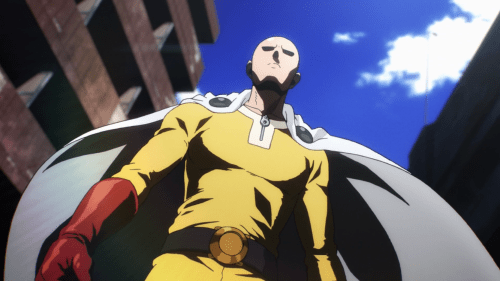 One Punch Man / Episode 6 / Saitama getting ready to look for hero work to meet his weekly quota as a Class C rank