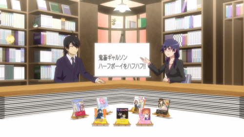 Owarimonogatari / Episode 10 / Kanbaru explains the details behind one of her favorite light novel series