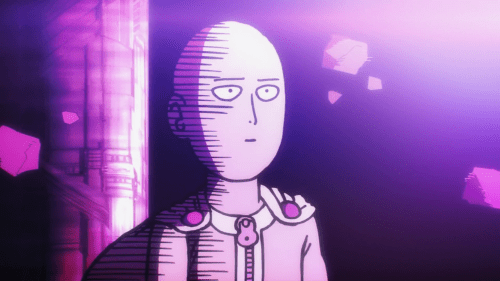 One Punch Man / Episode 11 / Saitama saying "OK" as Lord Boros erupts with power