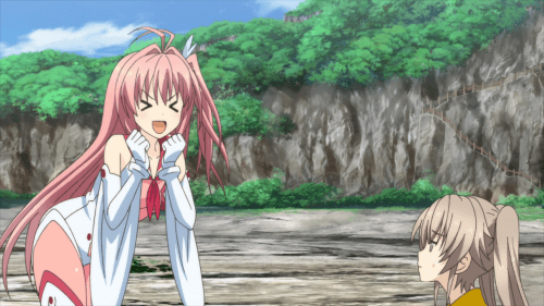 Ao no Kanata no Rhythm / Episode 10 / Asuka wanting to turn off her the balance support on her shoes to copy Mashiro