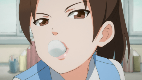 Ojisan to Marshmallow / Episode 1 / Iori using a marshmallow in an attempt to seduce Hige
