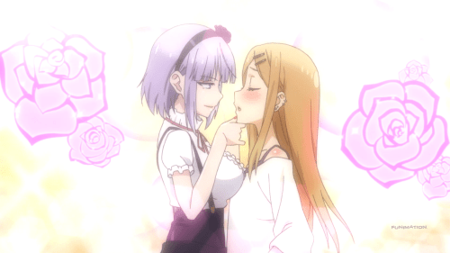 Dagashi Kashi / Episode 12 / Saya's yuri fantasy involving Hotaru