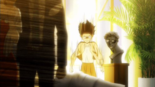 Sekkou Boys / Episode 6 / Miki shining brilliantly with Medici, beside her, wears sunglasses