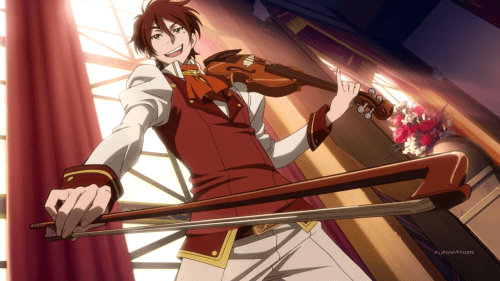Akagami no Shirayuki-hime 2nd Season / Episode 4 / Raj posing with his violin
