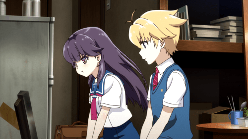 HaruChika: Haruta to Chika wa Seishun suru / Episode 2 / Chika pouting after Haruta made their (and her) current situation clear regarding music talent