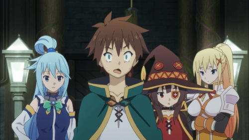 Konosuba / Episode 10 / Kazuma learning that he is a criminal