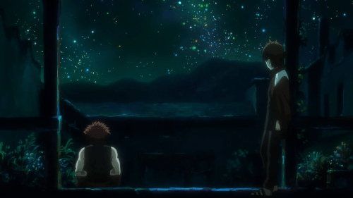 Hai to Gensou no Grimgar / Episode 10 / Haruhiro and Ranta arguing about Ranta's behavior