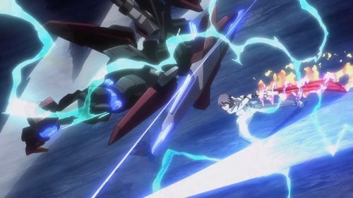 Gakusen Toshi Asterisk 2nd Season / Episode 9 / Ayato squaring off against the combined might of AR-D and RM-C