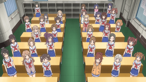 High School Fleet / Episode 1 / The entire Harekaze crew