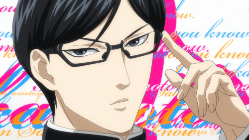 Sakamoto desu ga? / Episode 1 / The first time Sakamoto says the title of the show