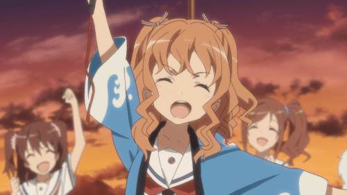 High School Fleet / Episode 10 / Maron as happy as can be during the Equator Festival