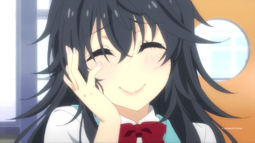 Netoge no Yome wa Onnanoko ja Nai to Omotta? / Episode 5 / Ako smiling big about being Rusian's lover