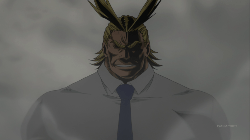 Boku no Hero / Episode 12 / All Might arriving to the final fight