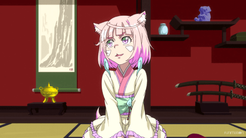 Concrete Revolutio: Choujin Gensou -- The Last Song / Episode 6 / Koma sitting at the head of the room