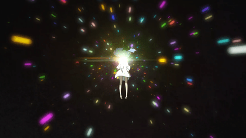 Kiznaiver / Episode 9 / A rainbow of light during Agata's out-of-body experience
