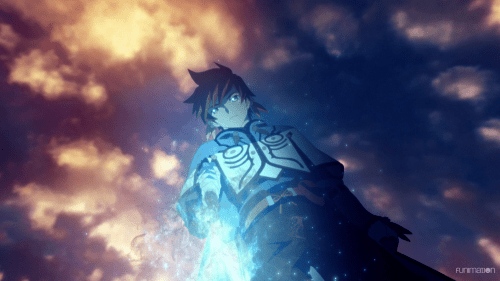 Tales of Zestiria the X / Episode 10 / Sorey using his sword to purify