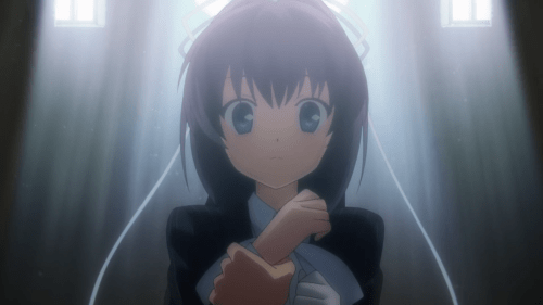 Rewrite / Episode 5 / Kotarou reaching out to Lucia