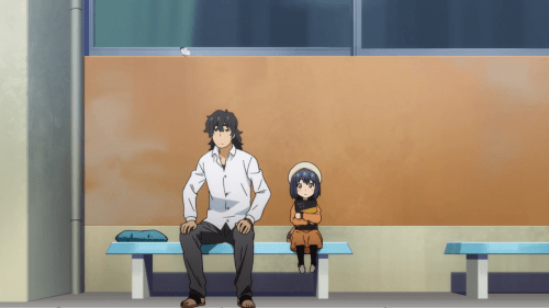 Kono Bijutsubu ni wa Mondai ga Aru! / Episode 9 / President sitting with Moeka