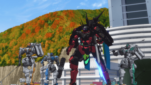 Kuromukuro / Episode 21 / Ken's kuromukuro and the other GAUS units