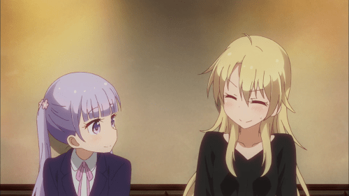 New Game! / Episode 12 / Aoba and Kou speaking with one another