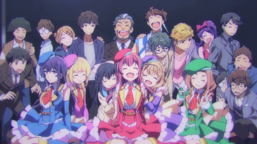 Gi(a)rlish Number / Episode 12 / The whole gang posing for a picture