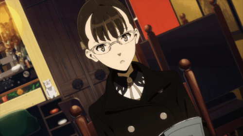 Occultic;Nine / Episode 10 / Touko talking with Sarai and Myuu about deciphering the codes
