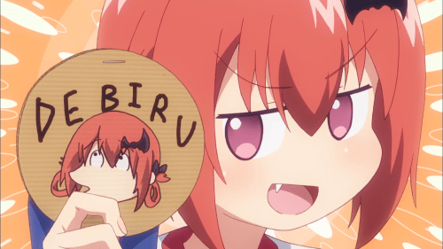 Gabriel DropOut / Episode 8 / Satania giving Raphi a "victory medal"