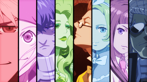 ClassicaLoid / Episode 1 / A shot of every ClassicaLoid at once from the opening track's visuals