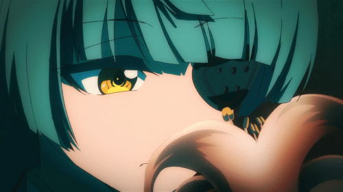 Sousei no Onmyouji / Episode 19 / Yuto with a flower at the Megano version of the Hanatsuki dorm