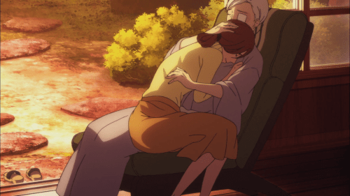 Shouwa Genroku Rakugo Shinjuu: Sukeroku Futatabi-hen / Episode 10 / Konatsu and Bon finally having the heart-to-heart they always needed