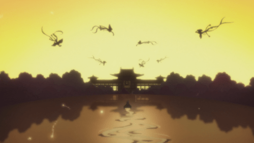 Shouwa Genroku Rakugo Shinjuu: Sukeroku Futatabi-hen / Episode 11 / Bon leaving for the great beyond