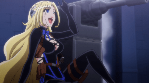 Clockwork Planet / Episode 10 / Vermouth "thanking" the enemy for flying away