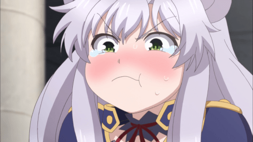 Rokudenashi Majutsu Koushi to Akashic Records / Episode 1 / Sisti getting fed up with (and fed by) Glenn