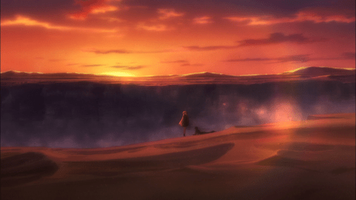 Shuumatsu Nani Shitemasu ka? Isogashii desu ka? Sukutte Moratte Ii desu ka? / Episode 12 / Chtholly and Willem exchanging their last words together