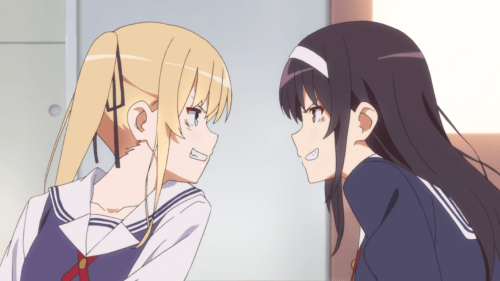 Saenai Heroine no Sodatekata â™ / Episode 1 / Utaha and Eriri bickering per usual